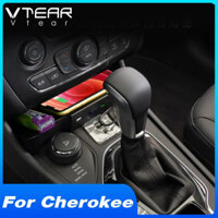 Sạc Không Dây QI Ô Tô Cho Xe Jeep Cherokee 2019 ~ 2022 Sạc Điện Thoại Di Động 15W Sạc Nhanh Nội Thất Ô Tô Sửa Đổi Phụ Kiện Phần