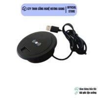 Sạc Không Dây Tích Hợp Cổng USB Type A Âm Bàn phụ kiện tích hợp trên mặt bàn gỗ, tủ đầu giường (PKNT-011)