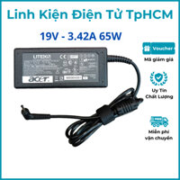 Sạc Laptop Acer 19V - 3.42A Cho Acer Aspire, TravelMate, Gateway, eMachines, Ferrari - Adapter Acer New - Charger 65W