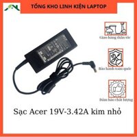 Sạc Laptop Acer Aspire 19V 3.42A 65w - 722 725 756 752 753 521 522 533 D150 D250 D255 D255E D257 D260 D270 Zin New 100%