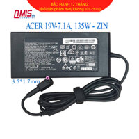 Sạc laptop Acer Gateway One - 19V-7.1A (5.5*1.7mm) Z3171 Z3771 ZX4450 ZX4451 ZX4970 ZX4970G ZX4971 ZX4971G ZX6980