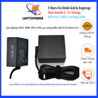 Sạc laptop ASUS  90W 19V 4.74A cục vuông đầu nhỏ 4.5x1.35mm zin
