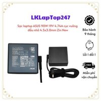 Sạc laptop ASUS 90W 19V 4.74A cục vuông  đầu nhỏ 4.5x3.0mm Zin New