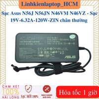 Sạc Laptop Asus GL550J N550J GL550JK GL550JX N550JV - Sạc 19V- 6.32A-120W-ZIN chân thường 5.5*2.5 mm