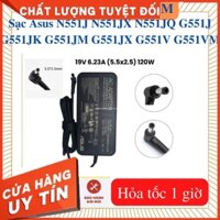 Sạc Laptop Asus N551J N551JQ N551JX G551J G551JM G551JK G551JX G551VM G551V- Sạc 19V- 6.32A-120W-ZIN chân thường