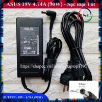 Sạc Laptop Asus tốt 19V  4.74A  90W (Adapter Asus ZIN) KÈM DÂY NGUỒN PHỤ KIỆN LAPTOP