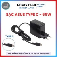 Sạc Laptop ASUS Type C 65W Zin, Sạc Asus ZenBook 3 UX390 UX390UA UX390UA-XH74-BL Chromebook Flip C302CA - BH 12 Tháng