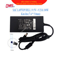 Sạc laptop Dell 19.5V-9.23A 180W Slim (Kim to 7.4*5.0mm) Dell Alienware 15 R1, 15 R2, Precision 7510 M4600 M4700 M4800