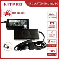 Sạc Laptop Dell Chân To 19.5V 3.34A 65W 90W 130W Đầu Kim 7.4 x 5.0mm Dây Sạc Laptop Dell Inspiron Latitude Ship Hỏa Tốc