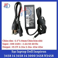 Sạc laptop Dell Inspiron 3458 14 3458 14 3000 3458 N3458 - Hàng Chính Hãng