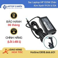 Sạc Laptop HP 120W Chân Kim Xanh 19.5V 6.15A