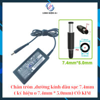 Sạc Laptop HP  18.5V – 3.5A – 65W ,KIM LỚN 7.4mm x 5.0mm KÈM DÂY NGUỒN XỊN