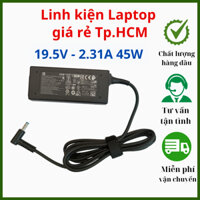 Sạc Laptop Hp 19.5V - 2.31A Đầu Nhỏ cho Hp Envy 13-AH, Pavilion X360, Stream 11 13 14 15 - Adapter Hp New - Charger 45W
