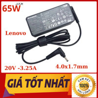 Sạc Laptop Lenovo 20V - 3.25A- 65W Chân 4.0*1.7mm, Tặng Kèm Dây Nguồn, Bảo Hành 12 Tháng
