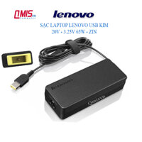Sạc laptop LENOVO 20V-3.25A 65W (USB kim)