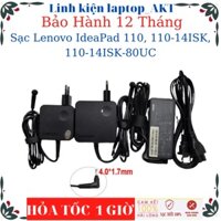 Sạc laptop Lenovo IdeaPad 110, 110-14ISK, 110-14ISK-80UC- Sạc 20V-2.25A/3.25A-45W/65W chân 4.0*1.7mm