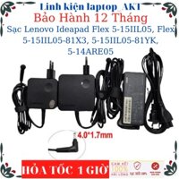 Sạc Laptop Lenovo Ideapad Flex 5-15IIL05, Flex 5-15IIL05-81X3, 5-15IIL05-81YK, 5-14ARE05- Sạc 20V-2.25A/3.25A-45W/65W