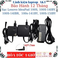 Sạc laptop Lenovo IdeaPad 100S, 100S-14IBY, 100S-14IBR,  100s-141BY, 100S-15IBY-Sạc 20V-2.25A/3.25A-45W/65W chân 4.0*1.7