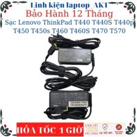 Sạc laptop Lenovo ThinkPad T440 T440S T440p T450 T450s T460 T460S T470 T570- Sạc 20V-2.25A/3.25A-45W/65W chân vuông USB