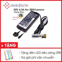 Sạc Laptop Lenovo Thinkpad T500 T510 T520 T530 20V 4.5A Tặng đèn LED USB