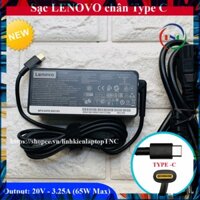 Sạc Laptop Lenovo TYPE C 20V - 3.25A 65W (Chân USB-C) - hàng mới PHỤ KIỆN LAPTOP