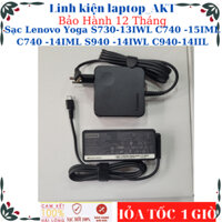 Sạc Laptop Lenovo Yoga Yoga S730-13IWL C740 -15IML C740 -14IML S940 -14IWL C940-14IIL- Sạc Lenovo 20V-3.25A-65W Type C