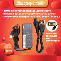 Sạc Laptop Lenovo ZIN 20V  3.25A 65W G40-80 G50-45 G50-70 G50-80 G70-35 G70-80 G400S Thinkpad T430 T440 T440S T440P Mới