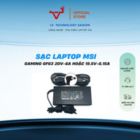 Sạc Laptop MSI Gaming GF63 20V-6A Hoặc 19.5V-6.15A - Sạc Nhanh, Ổn Định, An Toàn - BẢO HÀNH 6 THÁNG