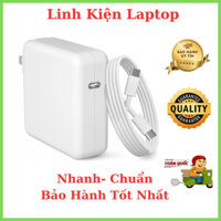 Sạc Laptop USB Type C Thay Thế Cho Macbook Pro Air 30W 61W 87W 96W Hàng Mới 100%