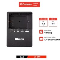 Sạc LC-E6C cho pin LP-E6, LP-E6N, LP-E6NH cho Canon 5DII,5DIII,6D,7D,60D,70D