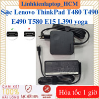 Sạc Lenovo 20V - 3.25A - 65W Type C - Sạc laptop Lenovo ThinkPad T480S T480 T490 T590 L380 L580 L590