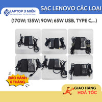 SẠC LENOVO CÁC LOẠI (170W; 135W; 90W; 65W USB, TYPE C,...)