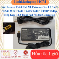 Sạc Lenovo ThinkPad X1 Gen 1 2 3 4 5 W540 W541 T440 T440S T440P T470P T540p T15p Gen 1 2 3 ThinkPad S5 2nd 135W chân USB