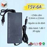 Sạc loa kéo 15V6A loại tốt có đèn báo, adapter nguồn 15V6A cho loa kéo, xe đẩy trẻ em