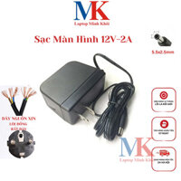 Sạc Màn Hình Máy Tính 12v-2a chân 5.5×2.5mm, Kèm Dây Nguồn Xịn