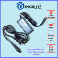 Sạc Máy Tính Dell chân kim to 19.5V-3.34A - Dây Sạc Laptop Dell 65W Zin Kèm dây nguồn - Bảo Hành 12 tháng - Lỗi 1 đổi 1
