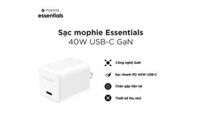 Sạc mophie Essentials 40W USB-C GaN - 409917454