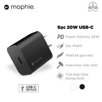 Sạc mophie PD 20W USB-C White - 409911348
