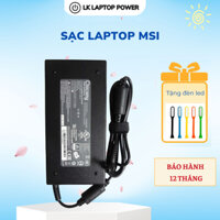 Sạc MSI 20V-9A 180W chân 7.4x5.5mm zin  cho MSI GL73 8RE GP75 9SE GP65 GL65