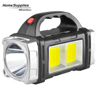 🔥🔥Sạc năng lượng mặt trời di động với đèn pin LED Cob chiếu sáng chế độ kép thích hợp cho cắm trại ngoài trời