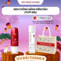 SẮC NGỌC KHANG - KEM CHỐNG NẮNG KIỀM DẦU 50GR