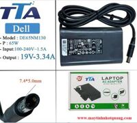 Sạc nguồn Adapter Laptop DELL type C 65W Nguồn ra : tự điều chỉnh : 5V-3A, 9V-3A, 15V-3A, 20V-3.25A