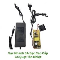 Sạc Nhanh 21V 3A, chân tròn 5,5x2,5mm Cho Pin 20 cell 5s4p, Có Quạt Tản Nhiệt