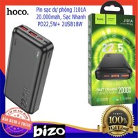 [SẠC NHANH 22,5W] Sạc dự phòng Hoco J101A pin sạc du phong 20.000MAH hỗ trợ PD22.5W/QC3.0/18W