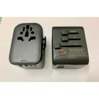 Sạc Nhanh 65W, Ổ Cắm Du Lịch, Cục Sạc Đa Năng 3 USB-C & 2 USB-A Công Suất 2500W