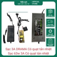 Sạc Nhanh Adapter 3A  DRAMA Cho Pin Máy Khoan, Máy Bulong Pin  Có quạt tản nhiệt tụ 400V