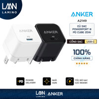Sạc Nhanh Anker 312 PowerPort III PD Cube 1 cổng USB-C Công Suất 20W - A2149 - LAMINO