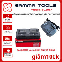 Sạc Nhanh DRAMA 2A 3A  Sạc Cho Pin Máy Khoan maysiet bulong Chân phổ thông 4cm Phụ Kiện Dụng Cụ Điện, Sạc Đơn Đôi