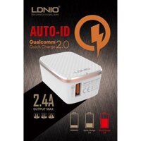 Sạc nhanh LDNIO  A1204Q (kèm cáp micro)