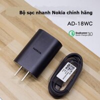 Sạc Nhanh Nokia 18w Bản Gốc 10 9 8 8.1 X7.1 6.1 Plus 7plus x7 X20 G21 G11 G20 X100 G50 XR20 G10